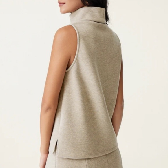 OGL NWT 2 Pcs Set FuzzLuxe Split Hem Top & High Waisted Straight Leg Pant, Sz XS - Picture 6 of 16